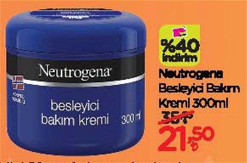 Neutrogena Besleyici Bakım Kremi 300 ml image