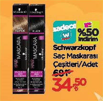 Schwarzkopf Saç Maskarası Çeşitleri/Adet image