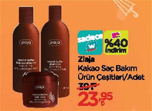 Ziaja Kakao Saç Bakım Ürün Çeşitleri/Adet image