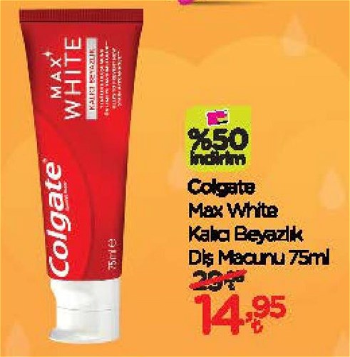 Colgate Max White Kalıcı Beyazlık Diş MAcunu 75 ml image