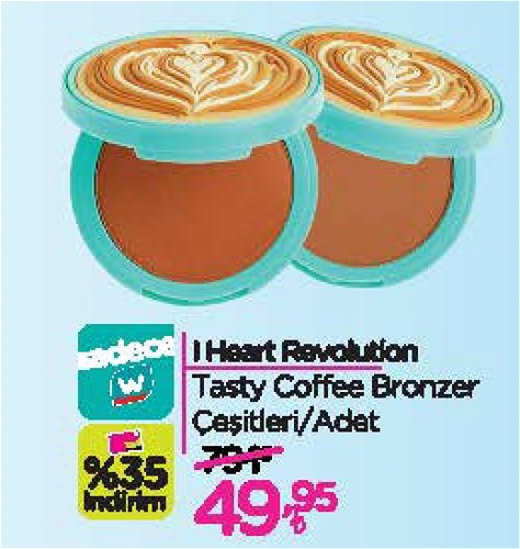 I Heart Revolution Tasty Coffee Bronzer Çeşitleri/Adet image