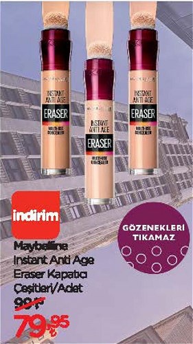 Maybelline Instant Anti Age Eraser Kapatıcı Çeşitleri/Adet image