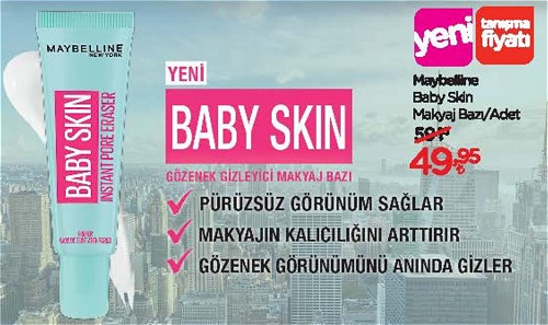 Maybelline Baby Skin Makyaj Bazı image