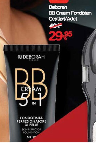 Deborah BB Cream Fondöten Çeşitleri/Adet image