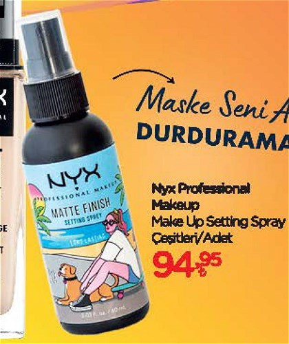 NYX Professional Makeup Make Up Setting Spray Çeşitleri/Adet image