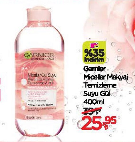 Garnier Micellar Makyaj Temizleme Suyu Gül 400 ml image