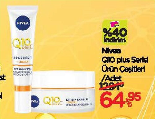 Nivea Q10 Plus Serisi Ürün Çeşitleri/Adet image