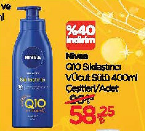 Nivea Q10 Sıkılaştırıcı Vücut Sütü 400 ml Çeşitleri image