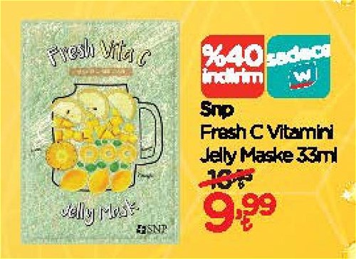 Snp Fresh C Vitamini Jelly Maske 33 ml image