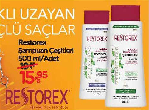 Restorex Şampuan Çeşitleri 500 ml image