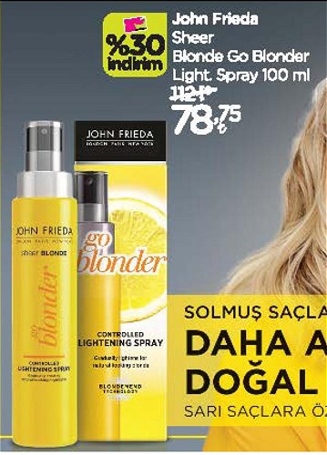 John Frieda Sheer Blonde Go Blonder Light Spray 100 ml image