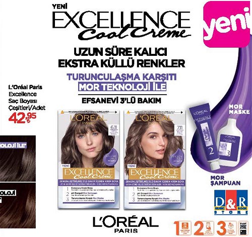 Loreal Paris Excellence Saç Boyası Çeşitleri/Adet image