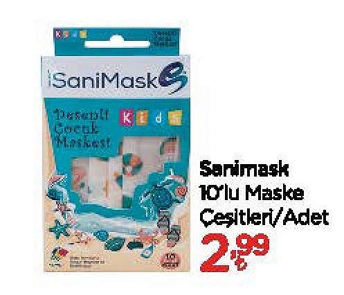 Sanimask 10'lu Maske Çeşitleri image