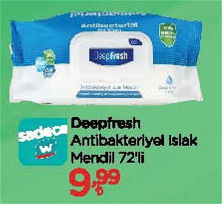 DeepFresh Antibakteriyel Islak Mendil 72'li image