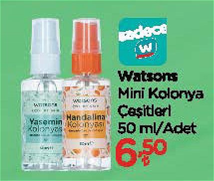 Watsons Mini Kolonya Çeşitleri 50 ml image