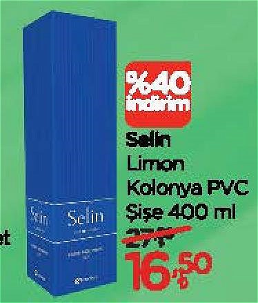 Selin Limon Kolonya PVC Şişe 400 ml image