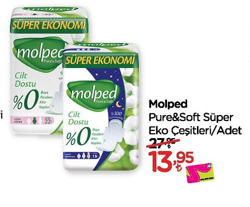 Molped Pure&Soft Süper Eko Çeşitleri/Adet image