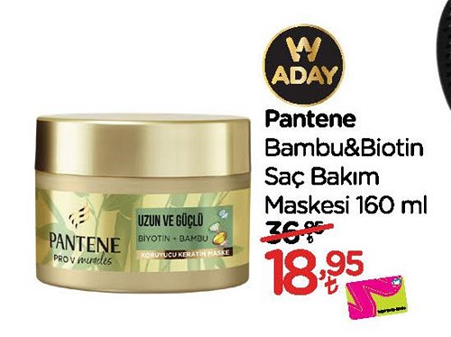 Pantene Bambu&Biotin Saç Bakım Maskesi 160 ml image