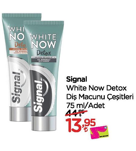 Signal White Now Detox Diş Macunu Çeşitleri 75 ml image