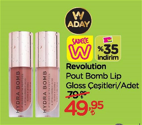 Revolution Pout Bomb Lip Gloss Çeşitleri/Adet image