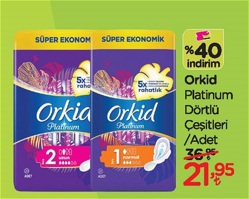 Orkid Platinum Dörtlü Çeşitleri/Adet image