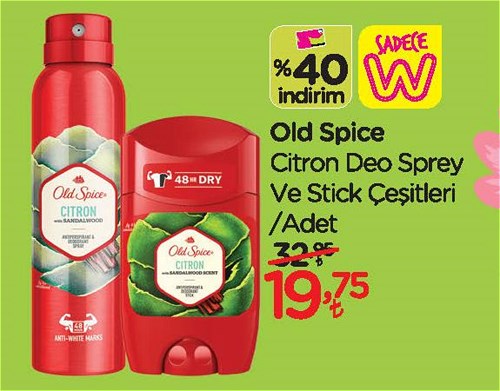 Old Spice Citron Deo Sprey ve Stick Çeşitleri/Adet image