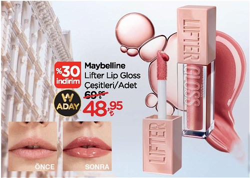 Maybelline Lifter Lip Gloss Çeşitleri/Adet image