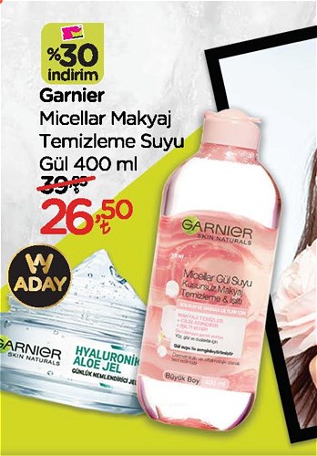 Garnier Micellar Makyaj Temizleme Suyu Gül 400 ml image