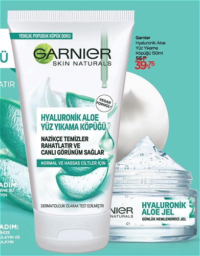 Garnier Hyaluronik Aloe Yüz Yıkama Köpüğü 150ml image