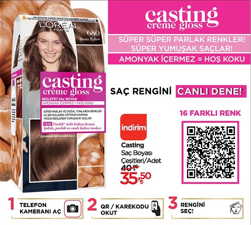 Casting Saç Boyası Çeşitleri/Adet image