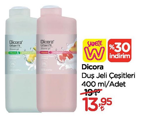 Dicora Duş Jeli Çeşitleri 400 ml image