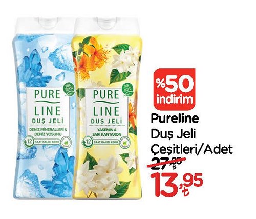 Pureline Duş Jeli Çeşitleri/Adet image