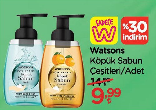 Watsons Köpük Sabun Çeşitleri/Adet image