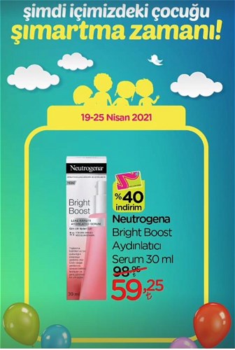 Neutrogena Bright Boost Aydınlatıcı Serum 30 ml image