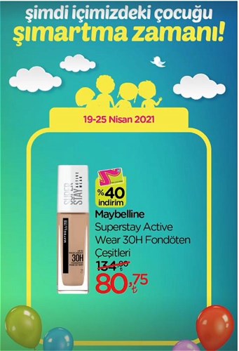 Maybelline Superstay Active Wear 30H Fondöten Çeşitleri image