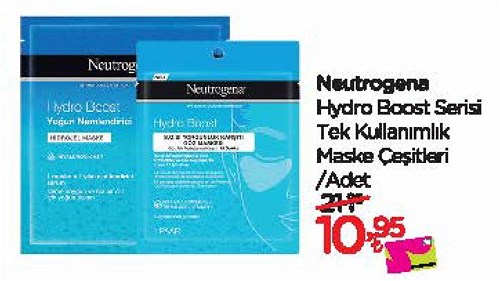 Neutrogena Hydro Boost Serisi Tek Kullanımlık Maske Çeşitleri/Adet image