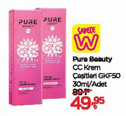 Pure Beauty CC Krem Çeşitleri GKF50 30 ml image