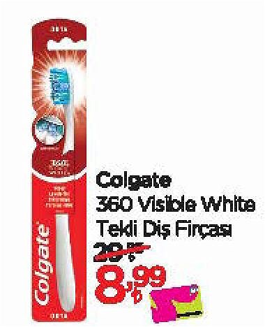 Colgate 360 Visible White Tekli Diş Fırçası image