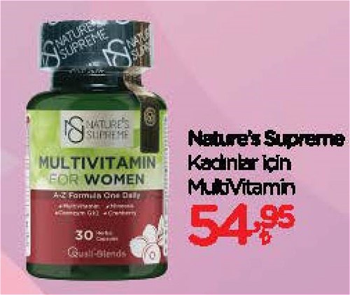 Nature's Supreme Kadınlar için MultiVitamin image