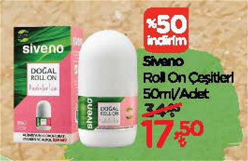 Siveno Roll On Çeşitleri 50 ml image