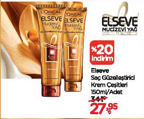 Loreal Elseve Saç Güzelleştirici Krem Çeşitleri 150 ml image