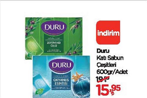 Duru Katı Sabun Çeşitleri 600 gr image