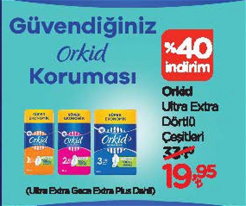 Orkid Ultra Extra Dörtlü Çeşitleri/Adet image