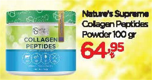 Nature's Supreme Collagen Peptides Powder 100 gr image