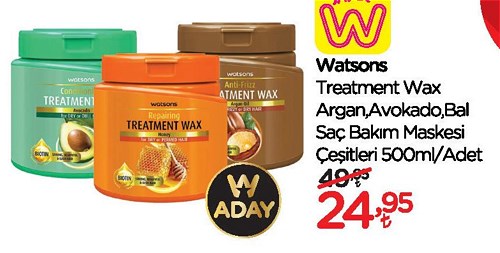 Watsons Treatment Wax Saç Bakım Maskesi Çeşitleri 500 ml image