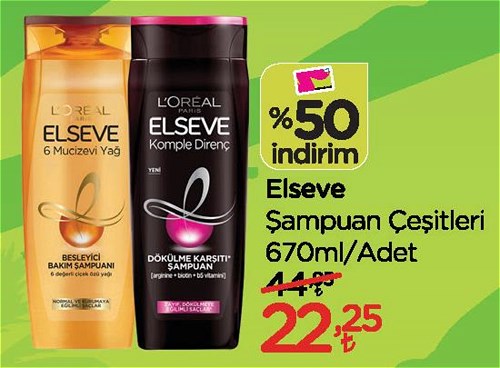 Elseve Şampuan Çeşitleri 670 ml image