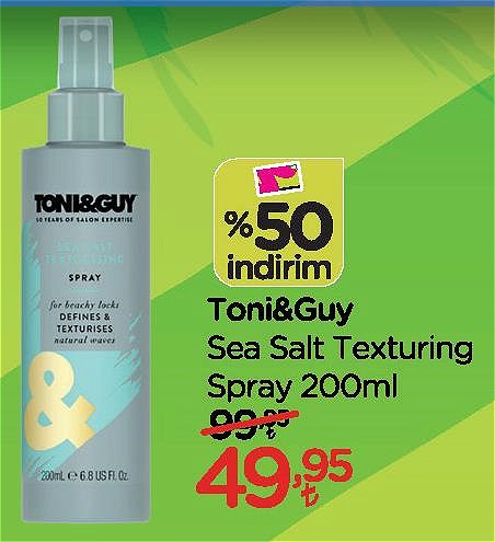 Toni&Guy Sea Salt Texturing Spray 200 ml image