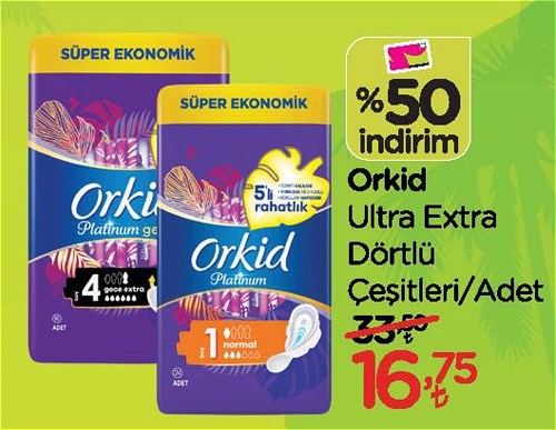 Orkid Ultra Extra Dörtlü Çeşitleri/Adet image