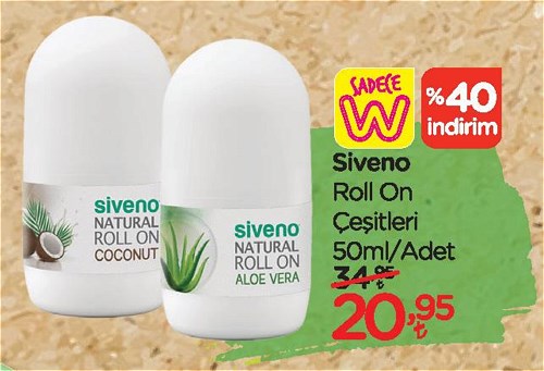 Siveno Roll On Çeşitleri 50 ml image