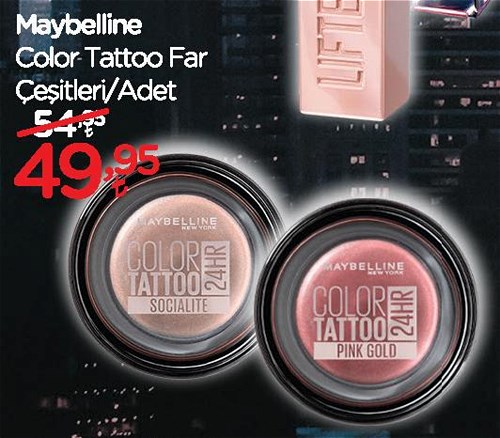 Maybelline Color Tattoo Far Çeşitleri/Adet image